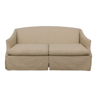 Lee Industries Kellogg Collection Tweed Modern Sofa For Sale