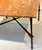 Modern Italian Modern Bronzed Forged Iron & Marble Square Table For Sale - Image 3 of 9