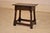 Mid-19th-century hand carved decorated oak joint stool from England. The top has a beveled edge and follows down to a hand...