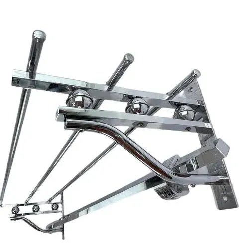 Art Deco wardrobe chrome - 1930s This beautiful French wall coat rack from the 1930s is in the streamline modern Art Deco...