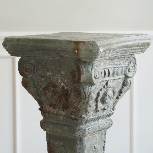Decorative Column with Stone Look For Sale - Image 4 of 4