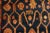 Traditional Vintage Samarkand Khotan Traditional Red and Blue Wool Rug For Sale - Image 3 of 6