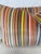 Transitional Striped Velvet Indoor/Outdoor 14"x22" Pillows-a Pair For Sale - Image 3 of 3