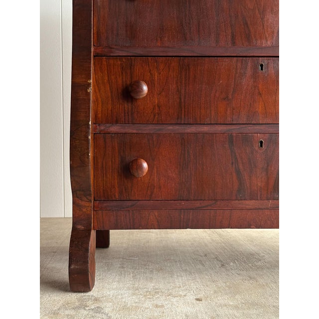 Late 19th Century Rosewood Seven-Drawer Chest, C. 1880 For Sale - Image 4 of 18