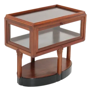 Art Deco Amsterdam School Walnut Tea Cabinet by Hildo Krop for T Woonhuys