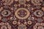 Shabby Chic Shabby Chic 1990's Agra Tabriz Pak-Persian Burgundy/Blue Wool Rug - 9'3'' X 13'2'' For Sale - Image 3 of 9
