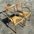 Late 20th Century Vintage Boho Rush Seat Arm Chairs - a Pair For Sale - Image 5 of 10