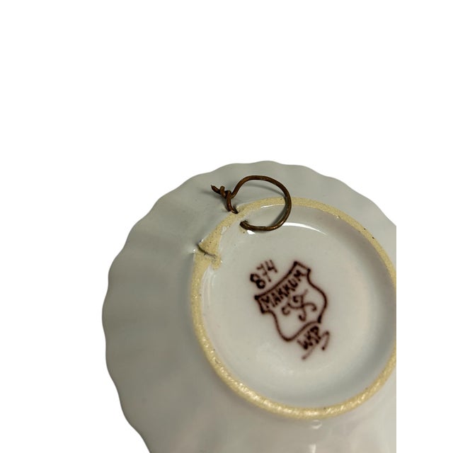 Vintage Tichelaar Makkum Hand-Painted Small Wall Plates, 1960s, Set of 5 For Sale - Image 8 of 9