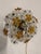 Murano flower flushmount 1960’s height 15 cm width 40 cm depth 40 cm features 3 lights requires e14 light bulbs new wiring...