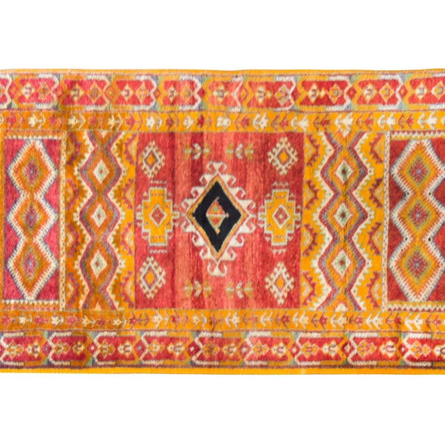 Goldenrod Vintage 20th Century Moroccan Rug For Sale - Image 8 of 15