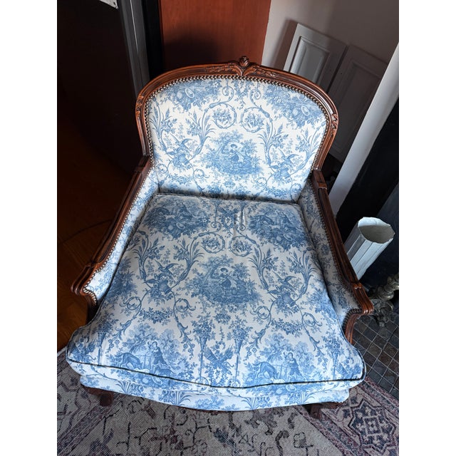 A high-end Bergère chair from the luxury manufacturer Old Hickory Tannery (Hickory, NC). This custom-ordered piece is...