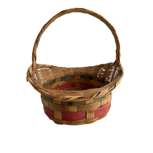 Vintage Woven Easter Basket