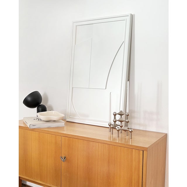 Likya Verge Wooden Wall Art in White by Likya Atelier For Sale - Image 3 of 9