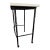 1960s Mediterranean Wrought Iron Marble Side / Occasional Table For Sale