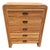 Mid 20th Century Pencil Reed Rattan Crespi Style High Chest Dresser For Sale