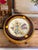 Metal Vintage Signed Floral Ashtray Dish For Sale - Image 7 of 7