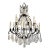 Late 19th Century French Louis XV Style Bronze and Crystal Chandelier For Sale