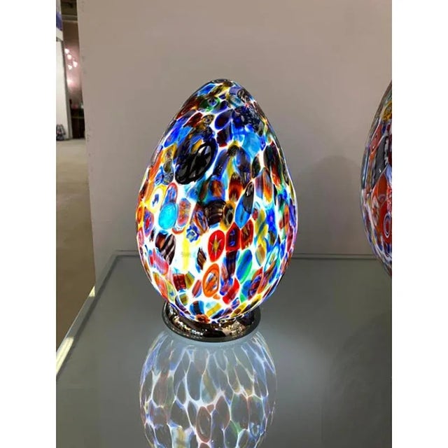 Murano Glass Style Table Lamps by Simoeng, Set of 2 For Sale - Image 6 of 11