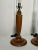 Neoclassical Traditional Brass & Solid Wood-TurnedTable Lamps, a Pair For Sale - Image 4 of 12