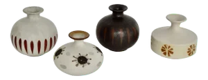 Japanese Mini Pot Collection by Otagiri Mercantile Company - Set of 4