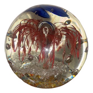 Murano Glass Paperweight, 1950 For Sale