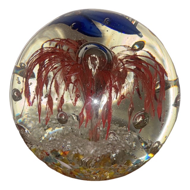Murano Glass Paperweight, 1950 For Sale