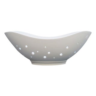 KPM Porcelain Flower Boat Germany 1960 For Sale