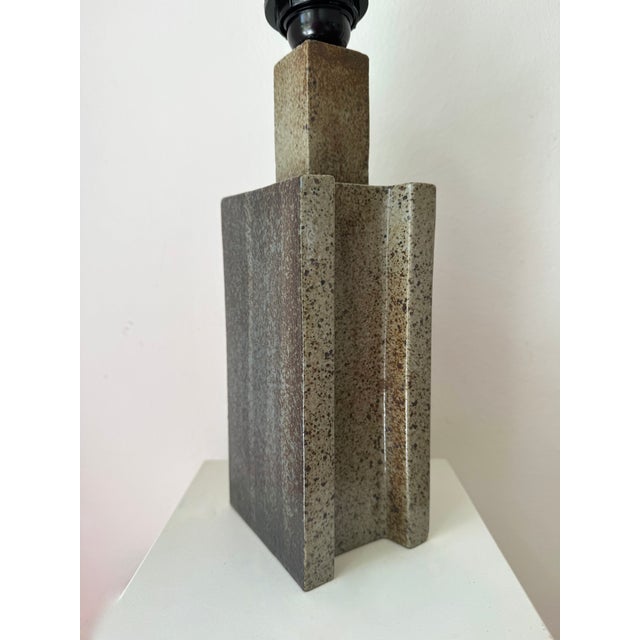 Mid-Century Modern Stoneware Palshus Table Lamp by Per Linneman Schmidt, Denmark, 1960s For Sale - Image 6 of 9
