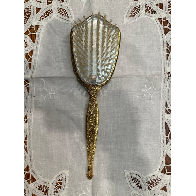 Vintage Vanity, Mirror, Brush and Comb Set- 3 Pieces For Sale - Image 6 of 8