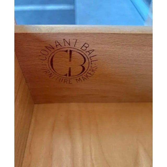 Mid-Century Modern Mid 20th Century Modern BowTie Sideboard Credenza or Dresser by Russell Wright for Conant Ball With Matching Mirror For Sale - Image 3 of 12