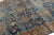 Antique Mahal Rug With Distressed Indigo Blue and Terracotta Field For Sale In New York - Image 6 of 11