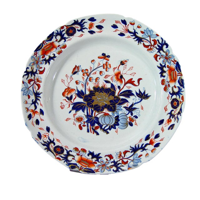 Early 19th Century Spode New Stone China Imari Dinner Service, Pattern 3504, Eighty-Four Pieces Circa 1822–1825 For Sale - Image 5 of 10