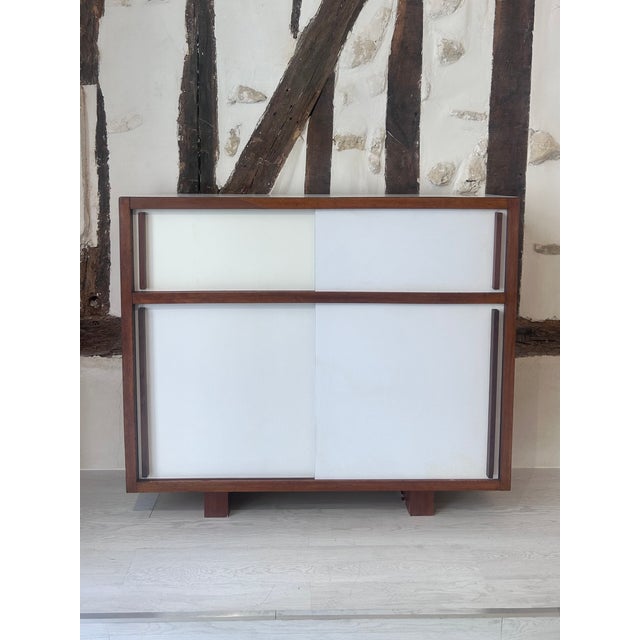 Brown Vintage Buffet by Pierre Guariche, 1965 For Sale - Image 8 of 11