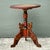 Burnt Umber Vintage Boho Hand Painted Tilt Top Table For Sale - Image 8 of 12