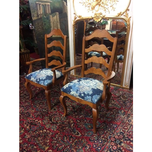 Item: Vintage Ethan Allen Arm Chairs, the Pair. Age & Condition: Circa 1990. Good condition. Dimensions: 26″ wide x 19″...