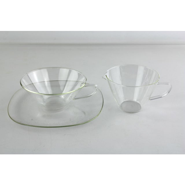 1950s Tea Service by Heinrich Löffelhardt for Jenaer Glas, 1955, Set of 13 For Sale - Image 5 of 9