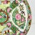 Japanese Vintage Mid-Century Famille Rose Medallion Porcelain Plate, Japanese. For Sale - Image 3 of 8