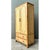 Vintage Notched Bamboo and Rattan Armoire For Sale - Image 10 of 12