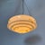 Art Deco Glass Hanging Lamp, 1950s, in Good conditions. Designed 1950 to 1959 Up to 250V (Europe/UK Standard).The wiring...