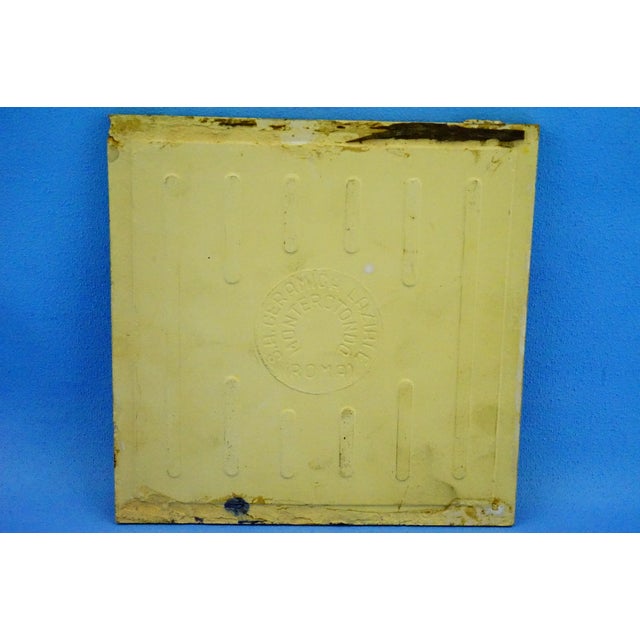 Roman Ceramic Tiles with Painted Landscape, Monterotondo, 1940s, Set of 3 For Sale - Image 9 of 18