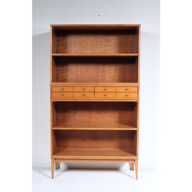 1950s Paul McCobb Planner Group Maple Modular 3 Piece, 4 Drawer Shelves - Bookcase For Sale - Image 17 of 17