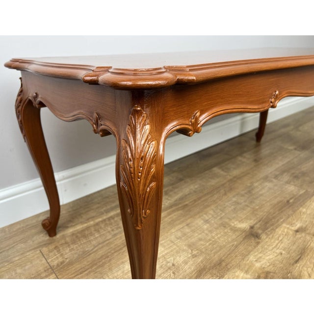 Vintage French Coffee Table in Wood For Sale - Image 10 of 16