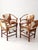 Wood Vintage Old Hickory Hair on Hide Armchairs Set 4 For Sale - Image 7 of 18