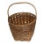 1800s Antique Woven Basket For Sale