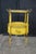 Yellow 19th C French Yellow Toleware Tiered Tray Table Stand Chinoiserie Pastoral Scene For Sale - Image 8 of 18