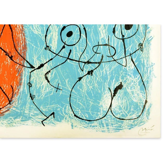 Le Lézard aux Plumes d’Or - Original Lithograph by Joan Mirò - 1971 1971 For Sale - Image 4 of 5