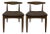 Late 20th Century A Pair of Sculptural Dining Chairs Attributed to the Lionel Retro Design For Sale