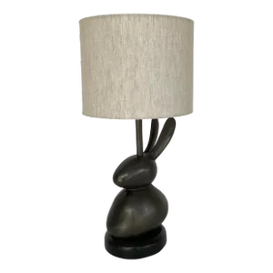 Currey & Company Modern Bronze Rabbit Folkestone Table Lamp