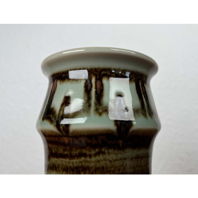 Mid-Century Modern Danish Studio Pottery Vase by Svend Aage Jensen for Søholm, 1960s, in Very Good conditions. Designed...