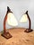 1940s Mid-Century Modern Wooden Desk Lamps, 1940s, Set of 2 For Sale - Image 5 of 6